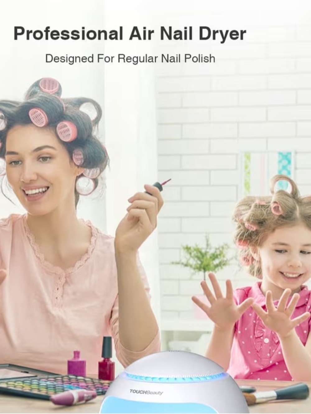 Led fan and light to dry your nails